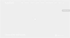 Desktop Screenshot of karbel.com