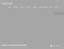 Tablet Screenshot of karbel.com